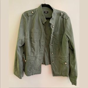Missimo olive green army style utility jacket